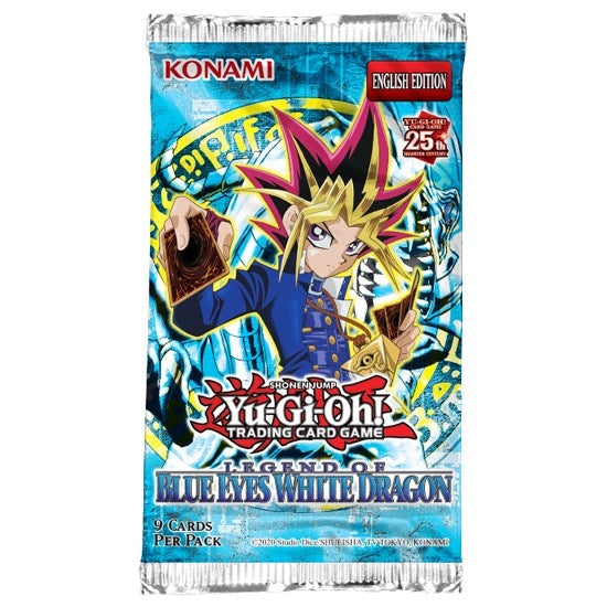 Legend of Blue Eyes White Dragon Booster Pack (25th Anniversary Edition) (LOB-EN) - YuGiOh Sealed