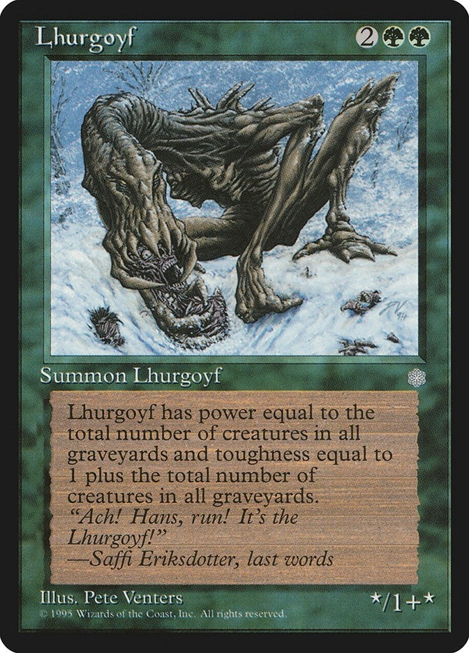 Lhurgoyf [ICE] - MTG Single