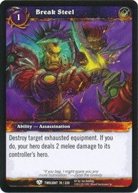 Break Steel - WoW Single