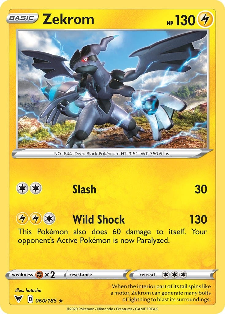 Image for Zekrom - 060/185 (Cosmos Holo) (060/185) (Miscellaneous Cards & Products) - Pokemon