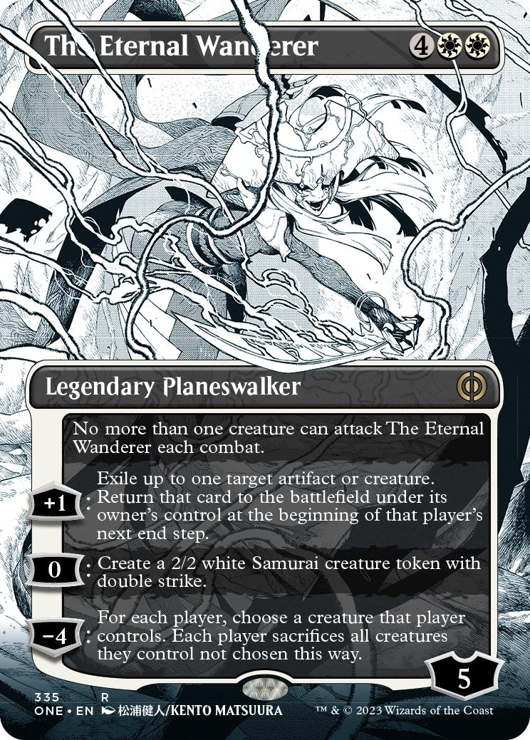The Eternal Wanderer (Borderless) (335) [ONE] - MTG Single