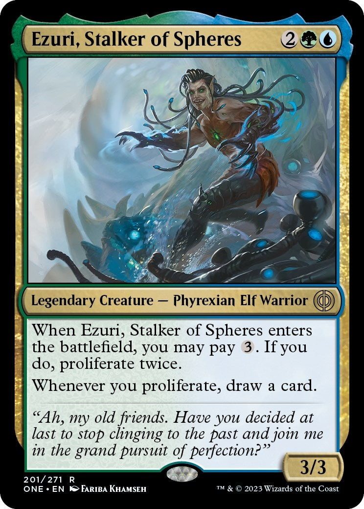 Ezuri Stalker of Spheres (201) [ONE] - MTG Single
