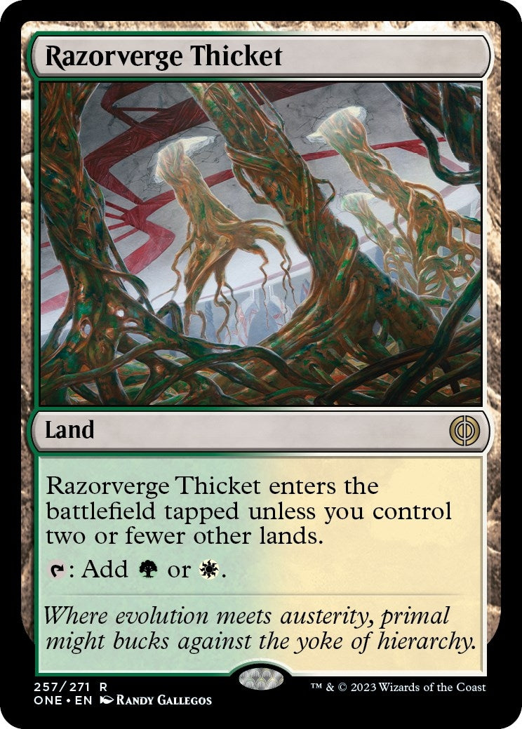 Razorverge Thicket (257) [ONE] - MTG Single