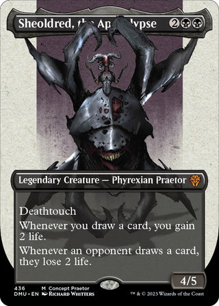 Sheoldred the Apocalypse (Concept Praetor) (Step-And-Compleat Foil) (436) [ONE] - MTG Single