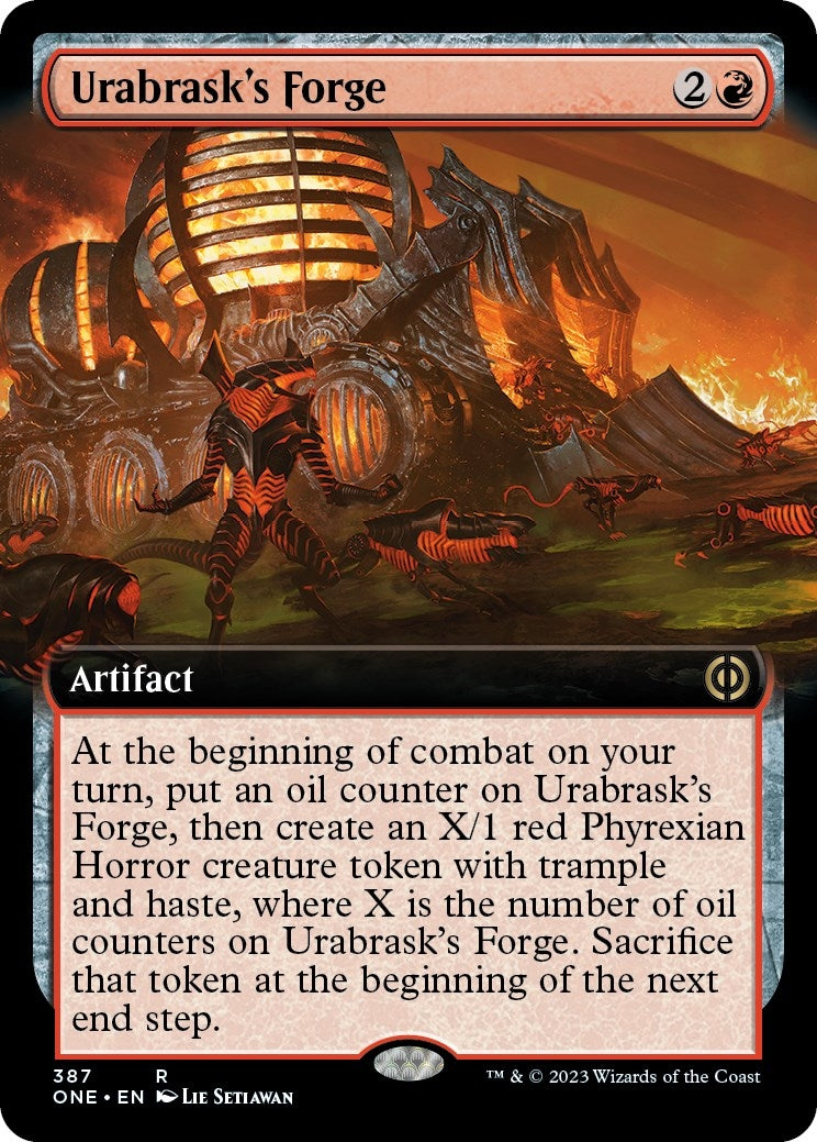 Urabrask’s Forge (Extended Art) (387) [ONE] - MTG Single