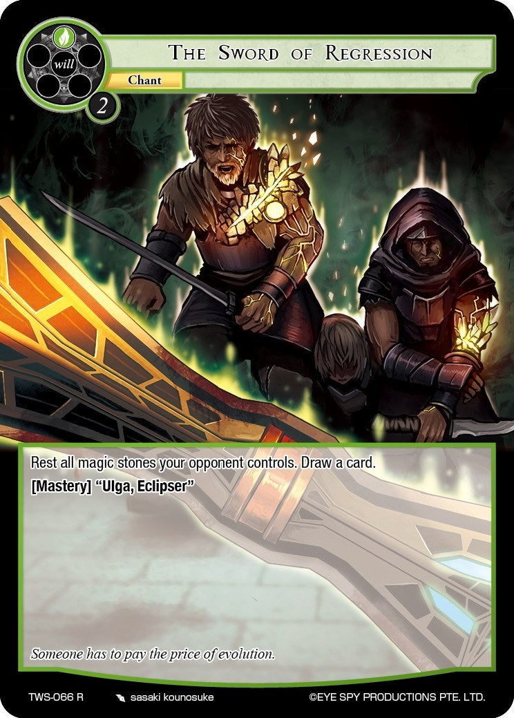 The Sword of Regression (66) [TWS] - Force of Will Single