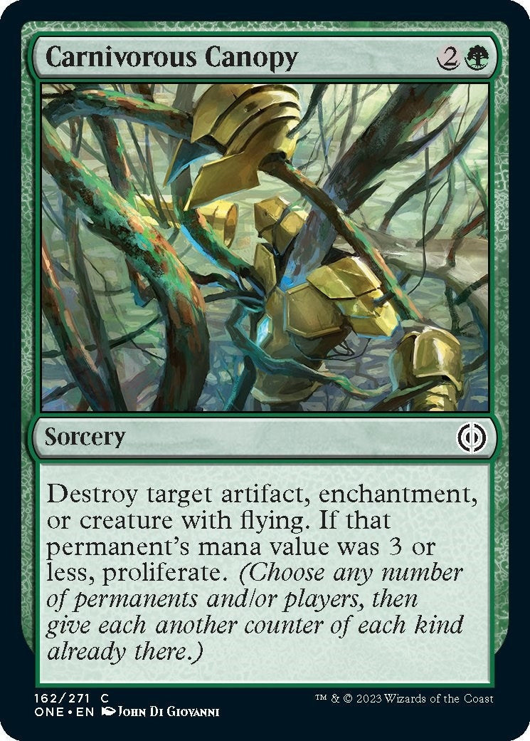 Carnivorous Canopy (162) [ONE] - MTG Single