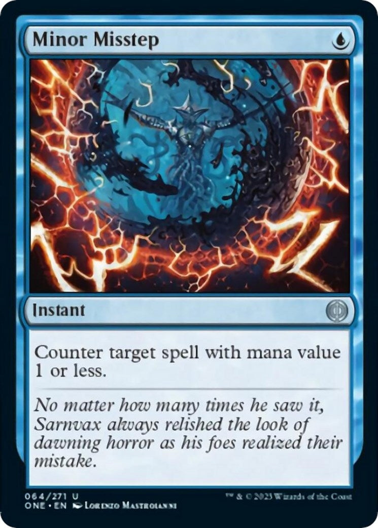 Minor Misstep (64) [ONE] - MTG Single