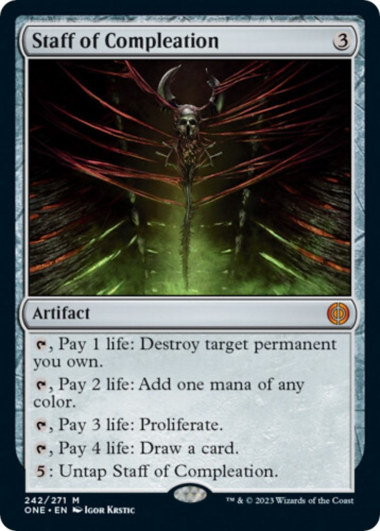 Staff of Compleation (242) [ONE] - MTG Single