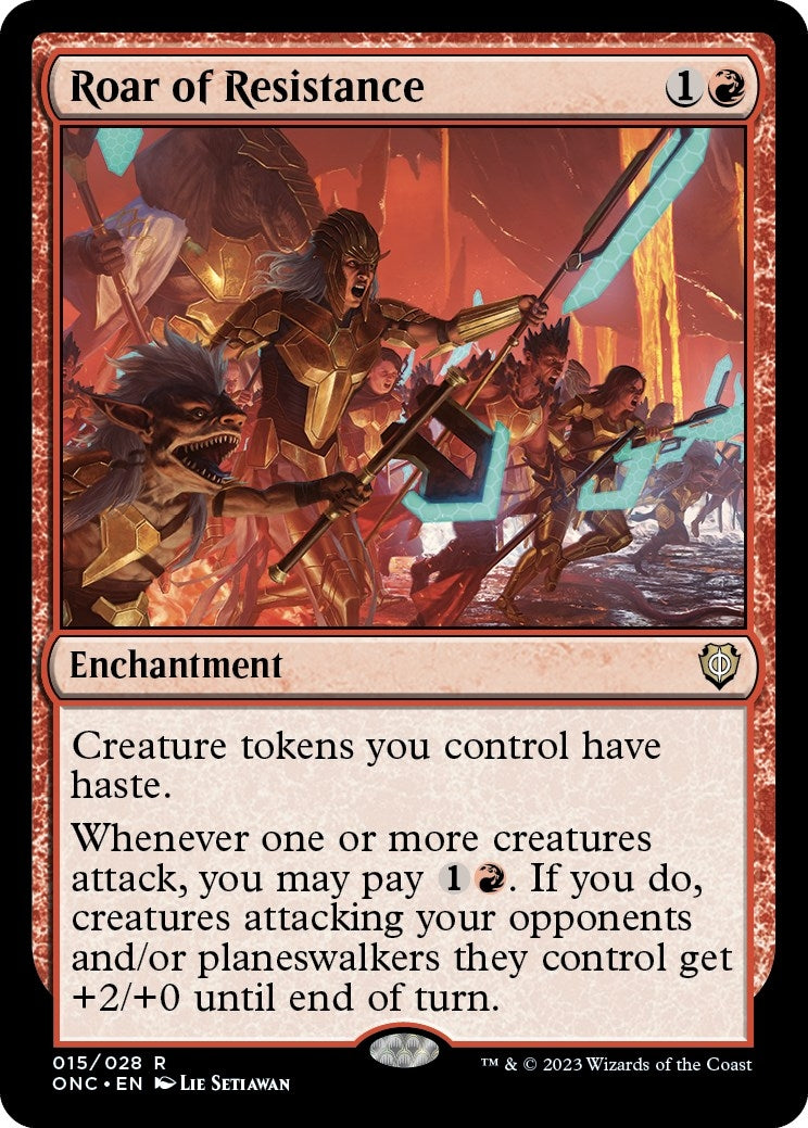 Roar of Resistance (15) [ONC] - MTG Single