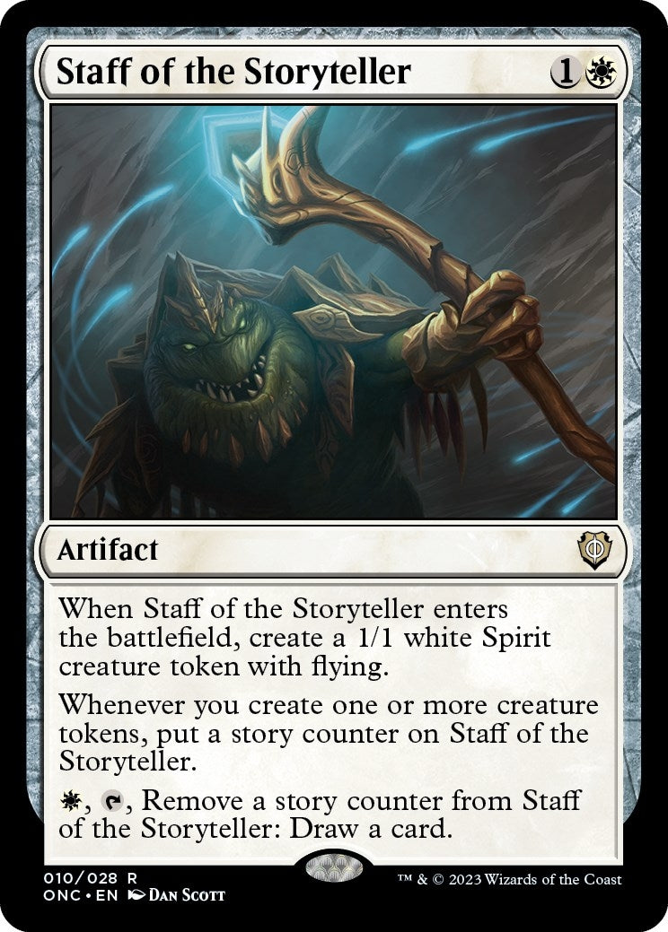 Staff of the Storyteller (10) [ONC] - MTG Single