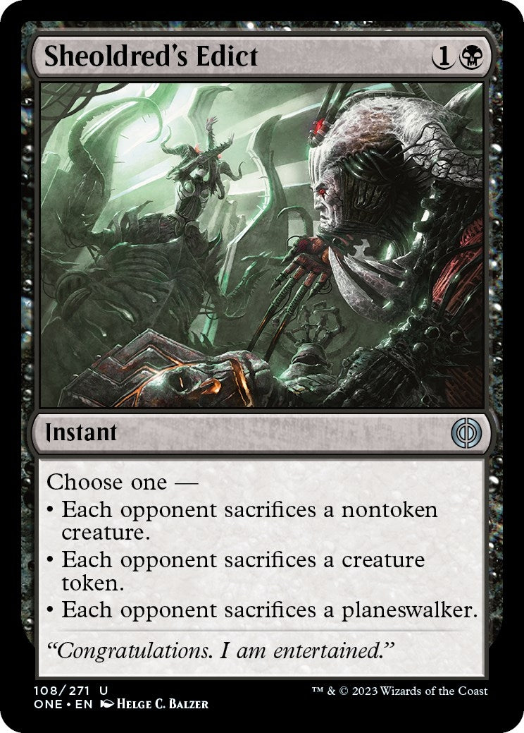 Sheoldred’s Edict (108) [ONE] - MTG Single