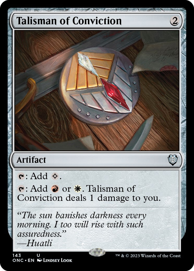 Talisman of Conviction (143) [ONC] - MTG Single
