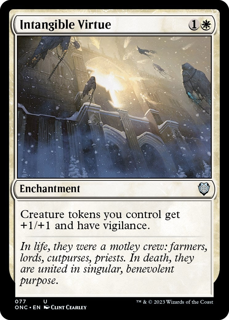 Intangible Virtue (77) [ONC] - MTG Single