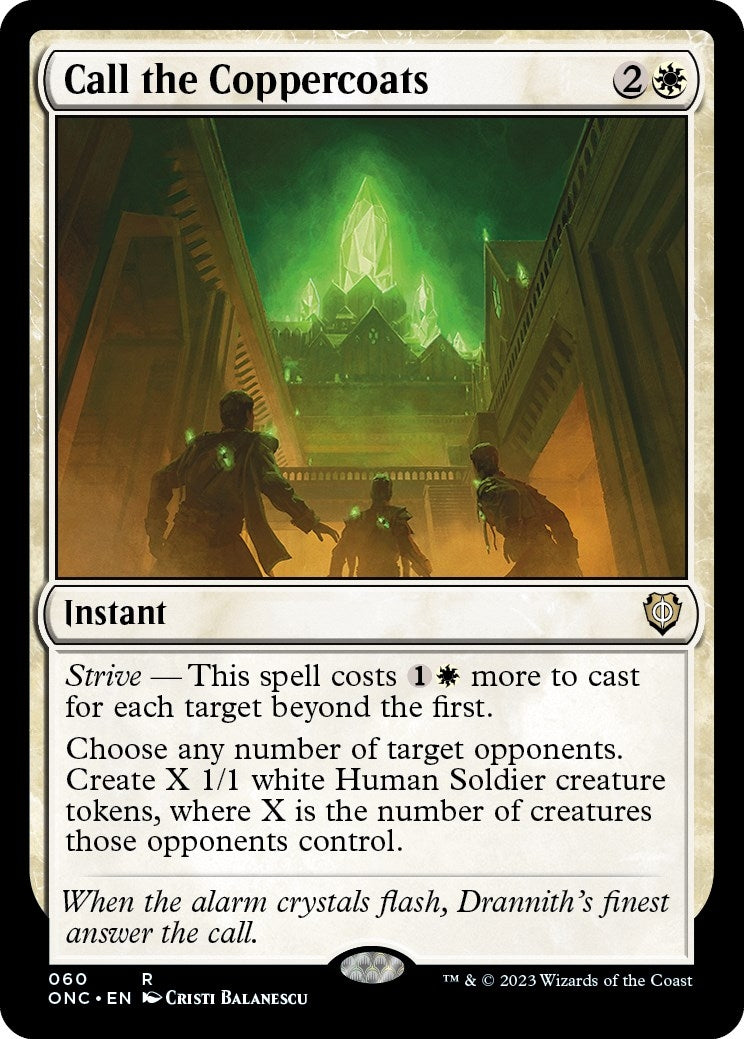 Call the Coppercoats (60) [ONC] - MTG Single