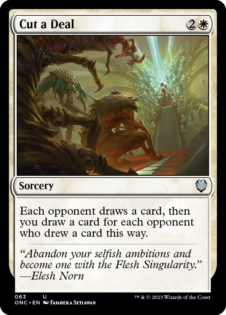 Cut a Deal (63) [ONC] - MTG Single