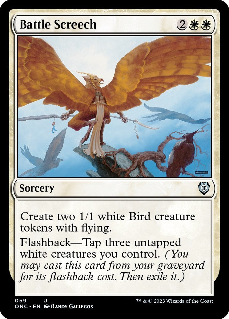 Battle Screech (59) [ONC] - MTG Single