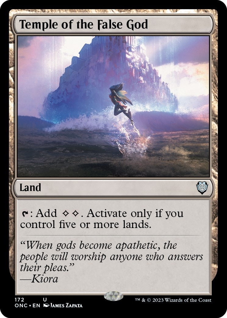 Temple of the False God (172) [ONC] - MTG Single