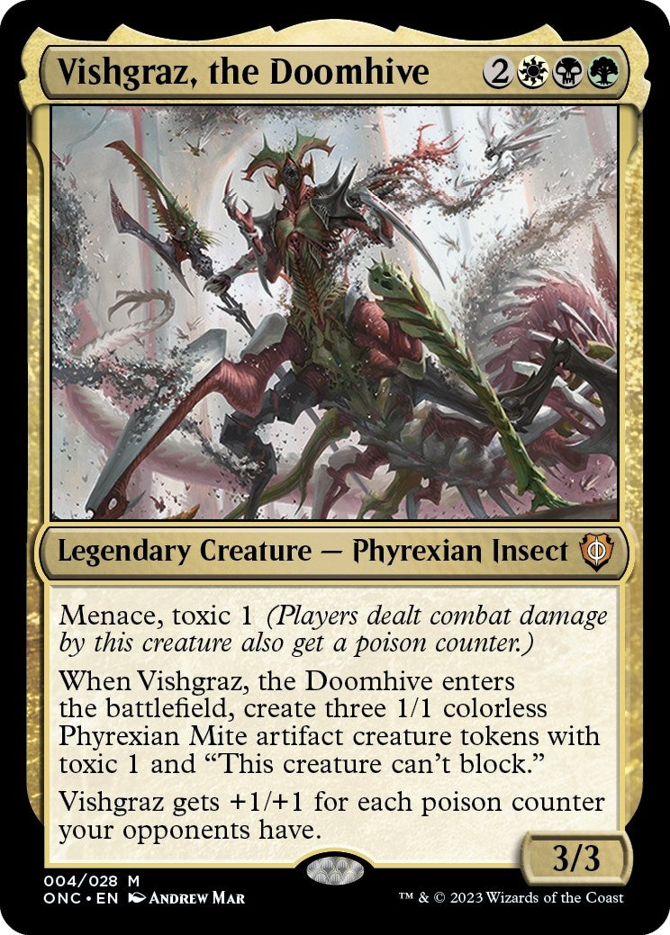 Vishgraz the Doomhive (4) [ONC] - MTG Single