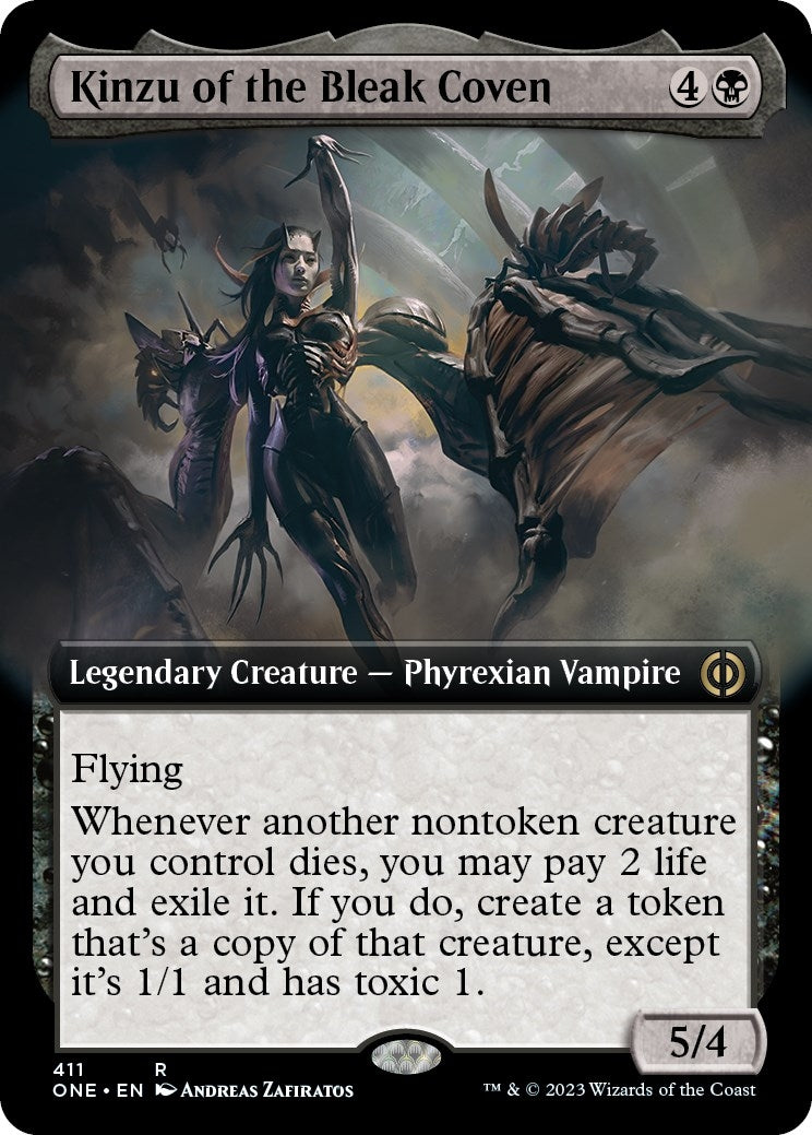 Kinzu of the Bleak Coven (Extended Art) (411) [ONE] - MTG Single