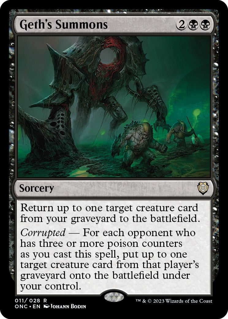 Geth’s Summons (11) [ONC] - MTG Single