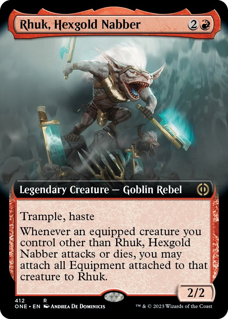 Rhuk Hexgold Nabber (Extended Art) (412) [ONE] - MTG Single