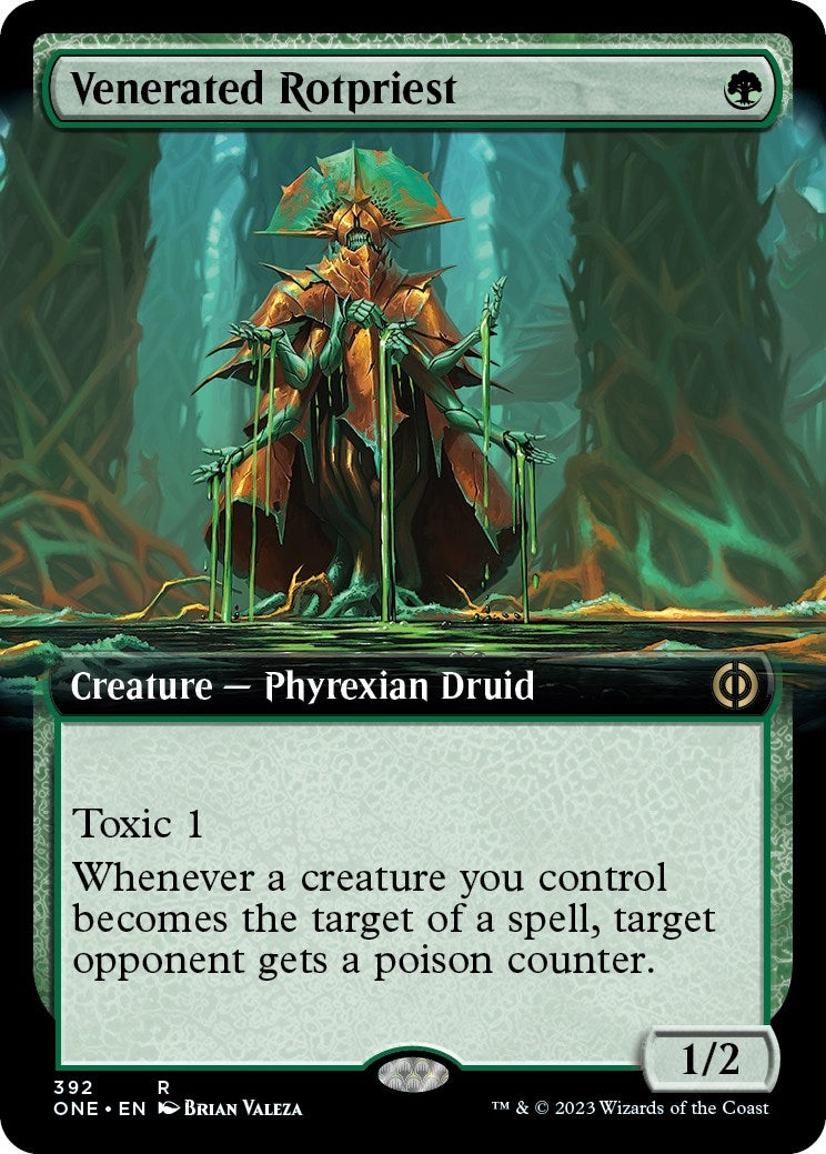 Venerated Rotpriest (Extended Art) (392) [ONE] - MTG Single
