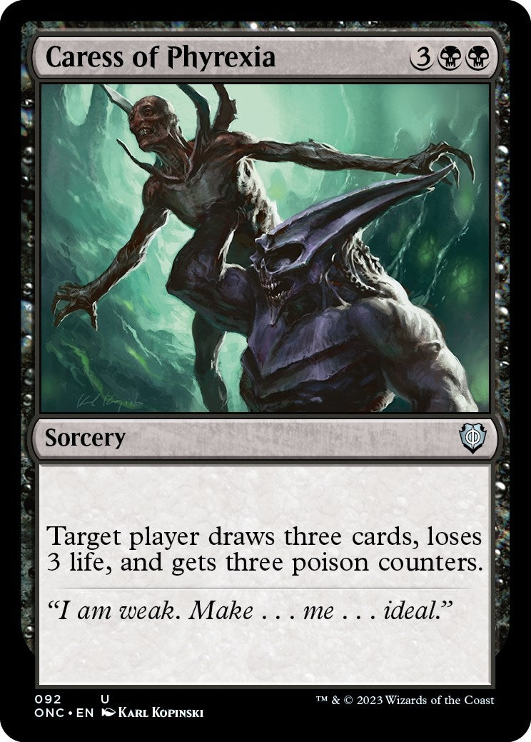 Caress of Phyrexia (92) [ONC] - MTG Single