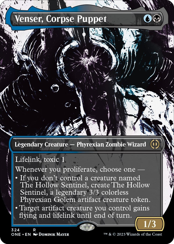Venser Corpse Puppet (Showcase) (324) [ONE] - MTG Single