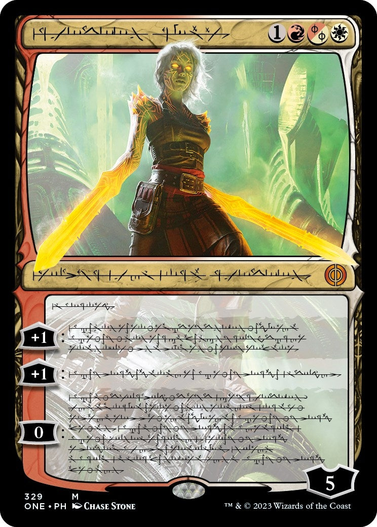 Nahiri the Unforgiving (Phyrexian) (329) [ONE] - MTG Single