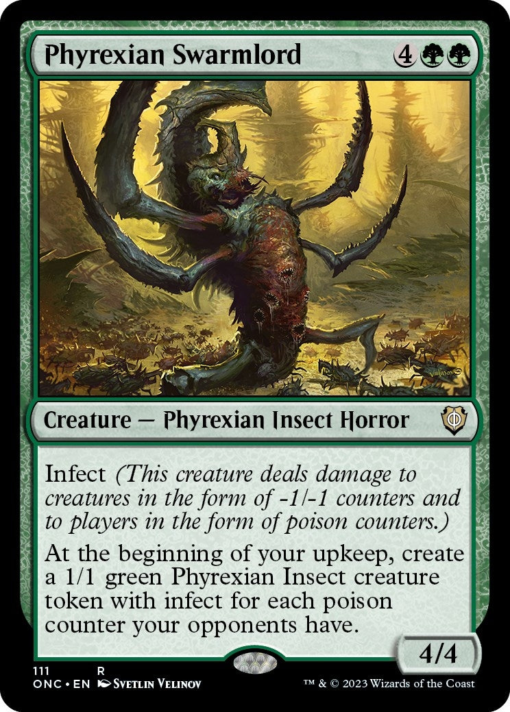 Phyrexian Swarmlord (111) [ONC] - MTG Single