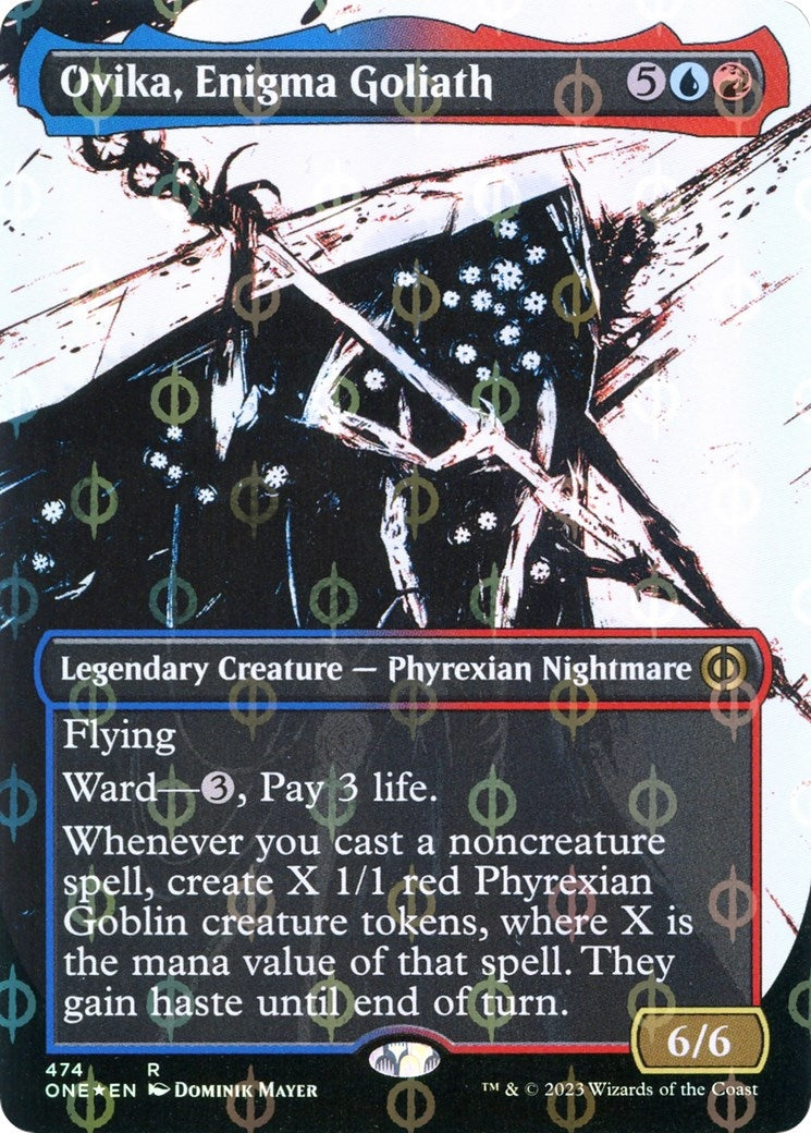 Ovika Enigma Goliath (Showcase) (Step-and-Compleat Foil) (474) [ONE] - MTG Single
