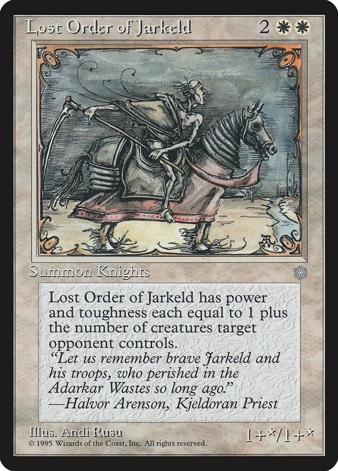 Lost Order of Jarkeld [ICE] - MTG Single