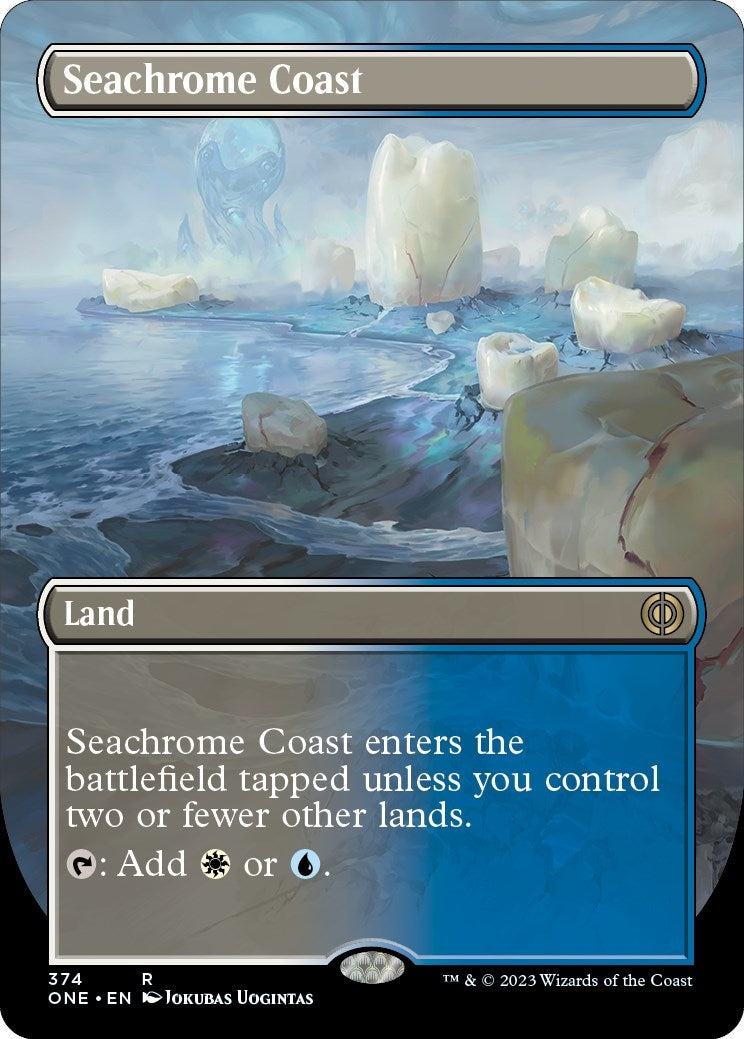 Seachrome Coast (Borderless) (374) [ONE] - MTG Single