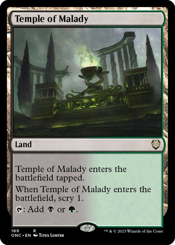Temple of Malady (169) [ONC] - MTG Single