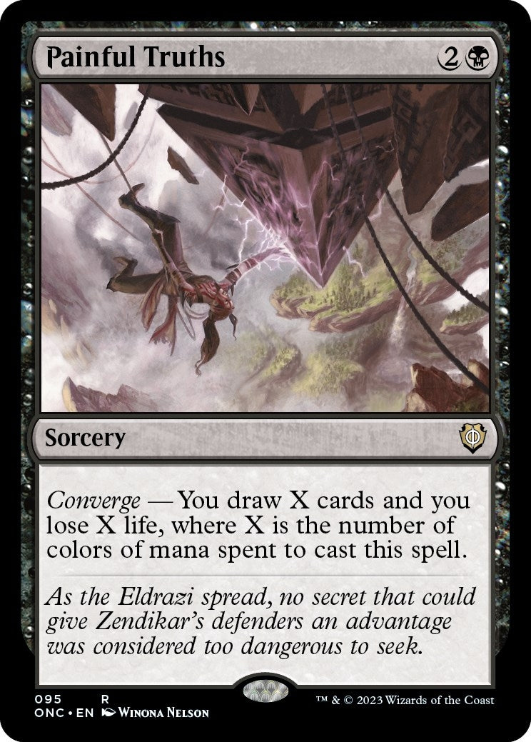 Painful Truths (95) [ONC] - MTG Single