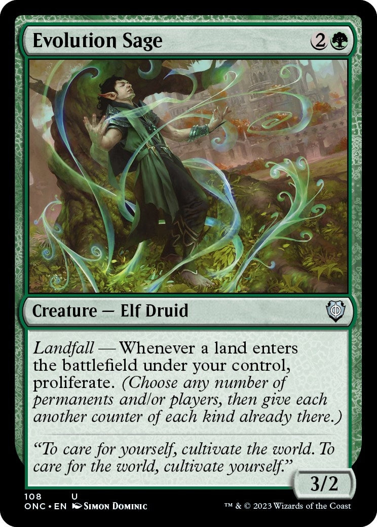 Evolution Sage (108) [ONC] - MTG Single