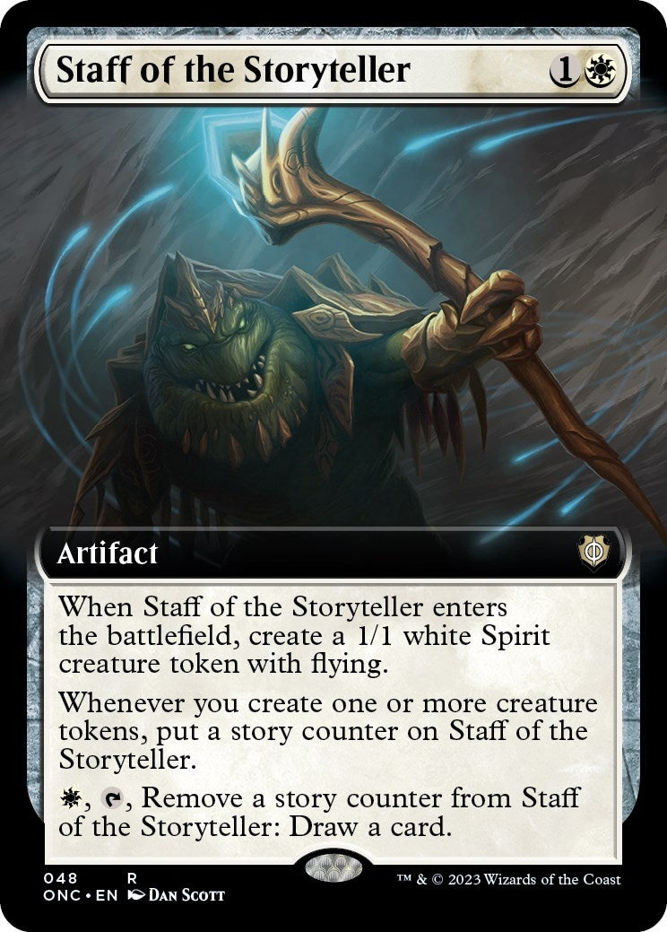 Staff of the Storyteller (Extended Art) (48) [ONC] - MTG Single