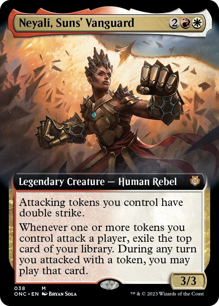 Neyali Suns’ Vanguard (Extended Art) (38) [ONC] - MTG Single