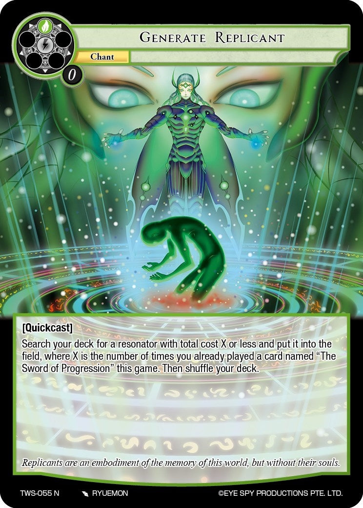 Generate Replicant (55) [TWS] - Force of Will Single