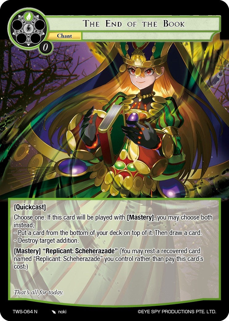 The End of the Book (64) [TWS] - Force of Will Single