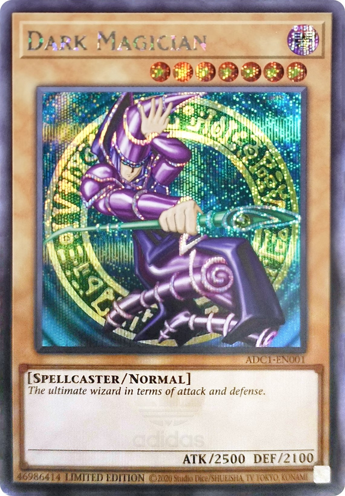 Dark Magician (Adidas Exclusive) (1001) (MISC) - YuGiOh Single
