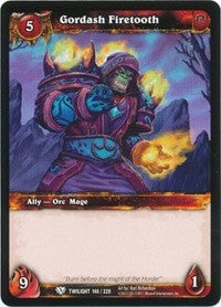 Gordash Firetooth - WoW Single