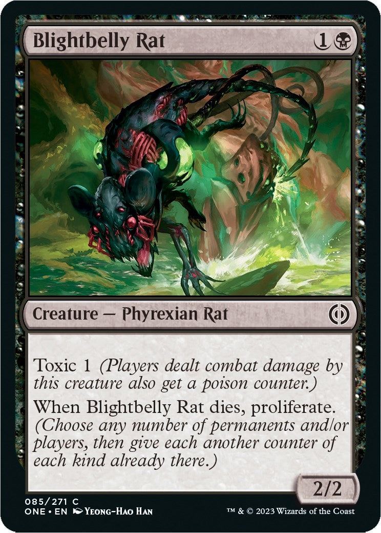 Blightbelly Rat (85) [ONE] - MTG Single