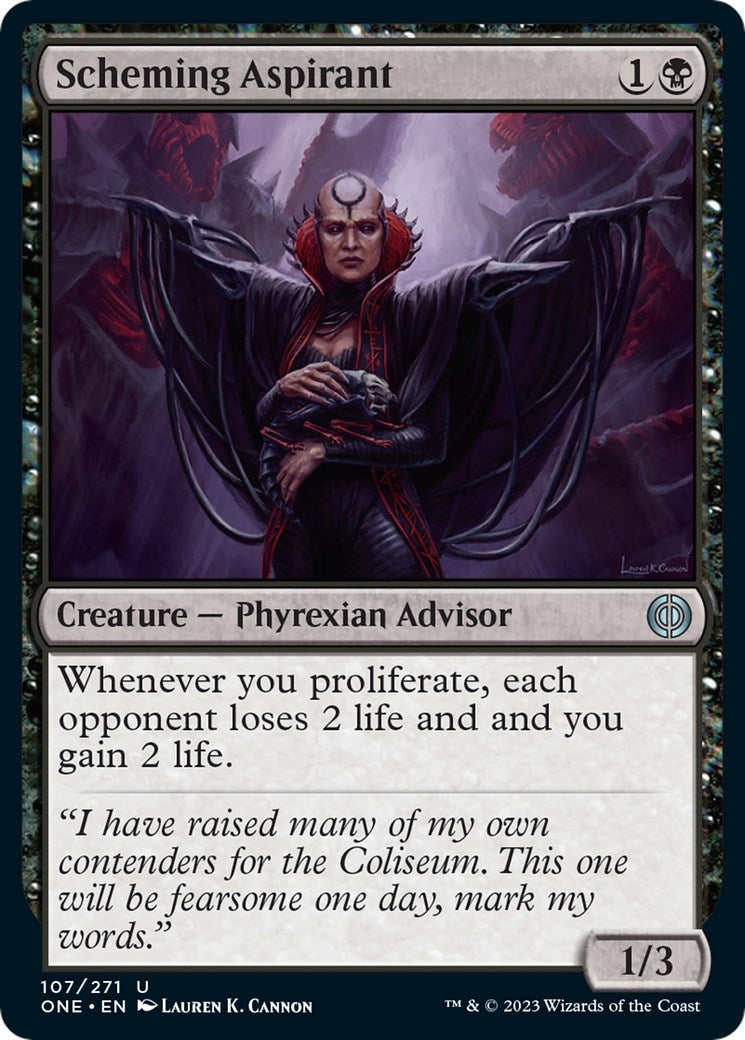 Scheming Aspirant (107) [ONE] - MTG Single