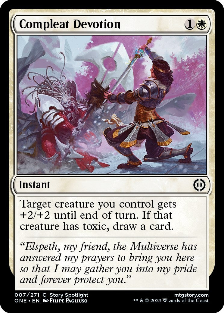 Compleat Devotion (7) [ONE] - MTG Single