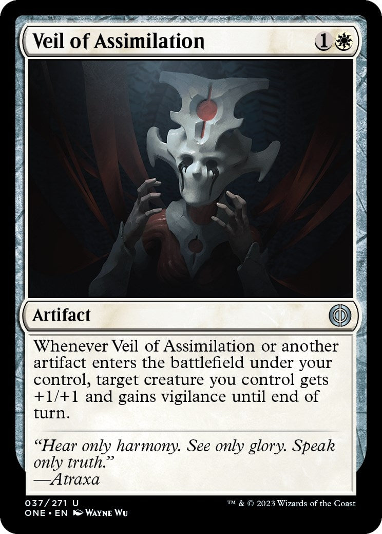 Veil of Assimilation (37) [ONE] - MTG Single