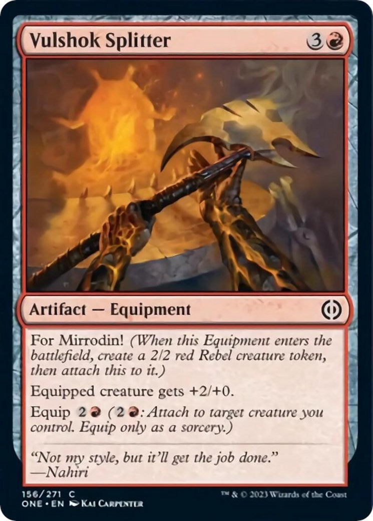 Vulshok Splitter (156) [ONE] - MTG Single