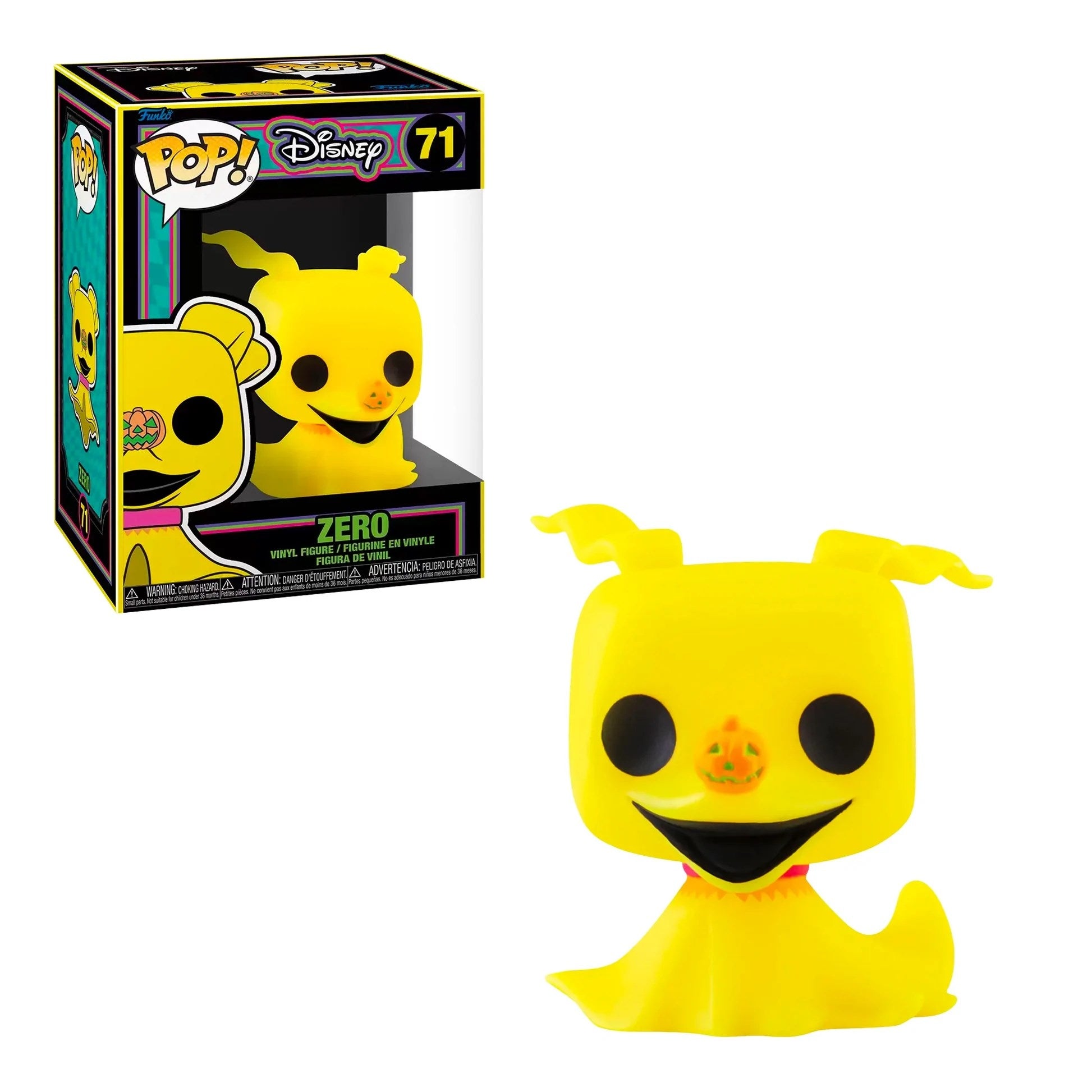 The Nightmare Before Christmas: Zero (Glow-in-the-Dark) (71) [POP!] - Funko Sealed