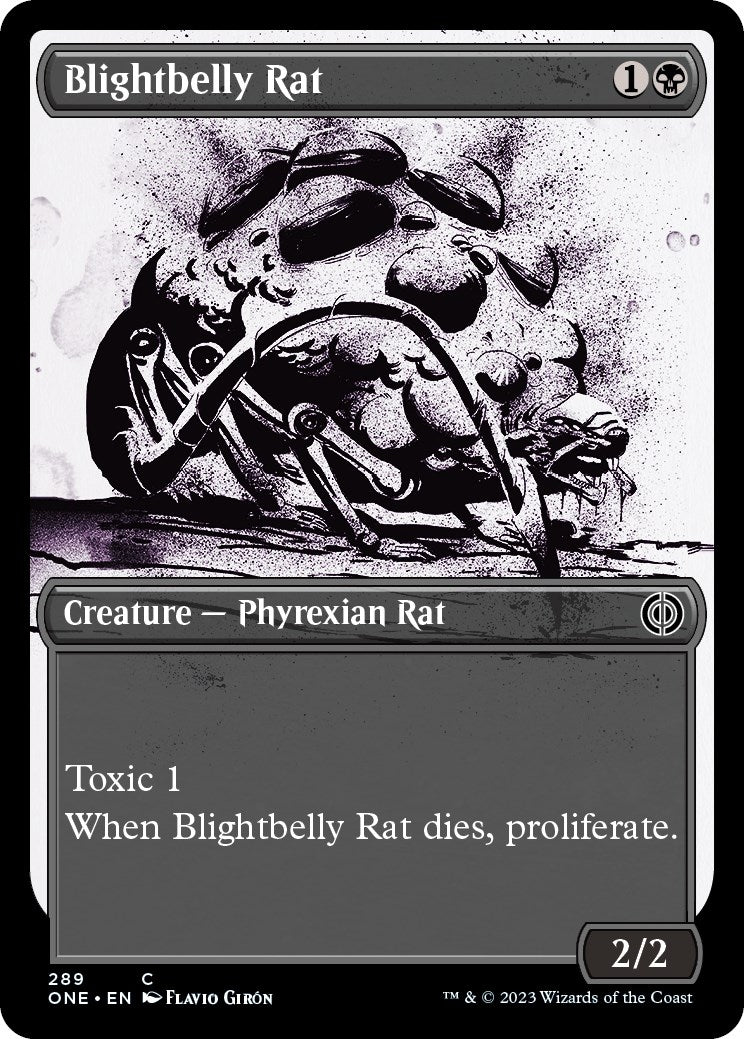 Blightbelly Rat (Showcase) (289) [ONE] - MTG Single